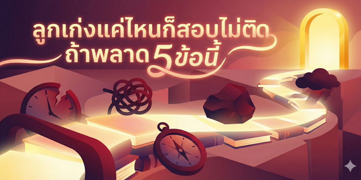 ลูกเก่งแค่ไหนก็สอบไม่ติด ถ้าพลาด 5 ข้อนี้